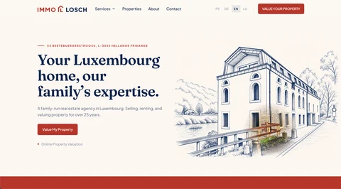 ImmoLosch Websäit — ImmoLosch Startsäit